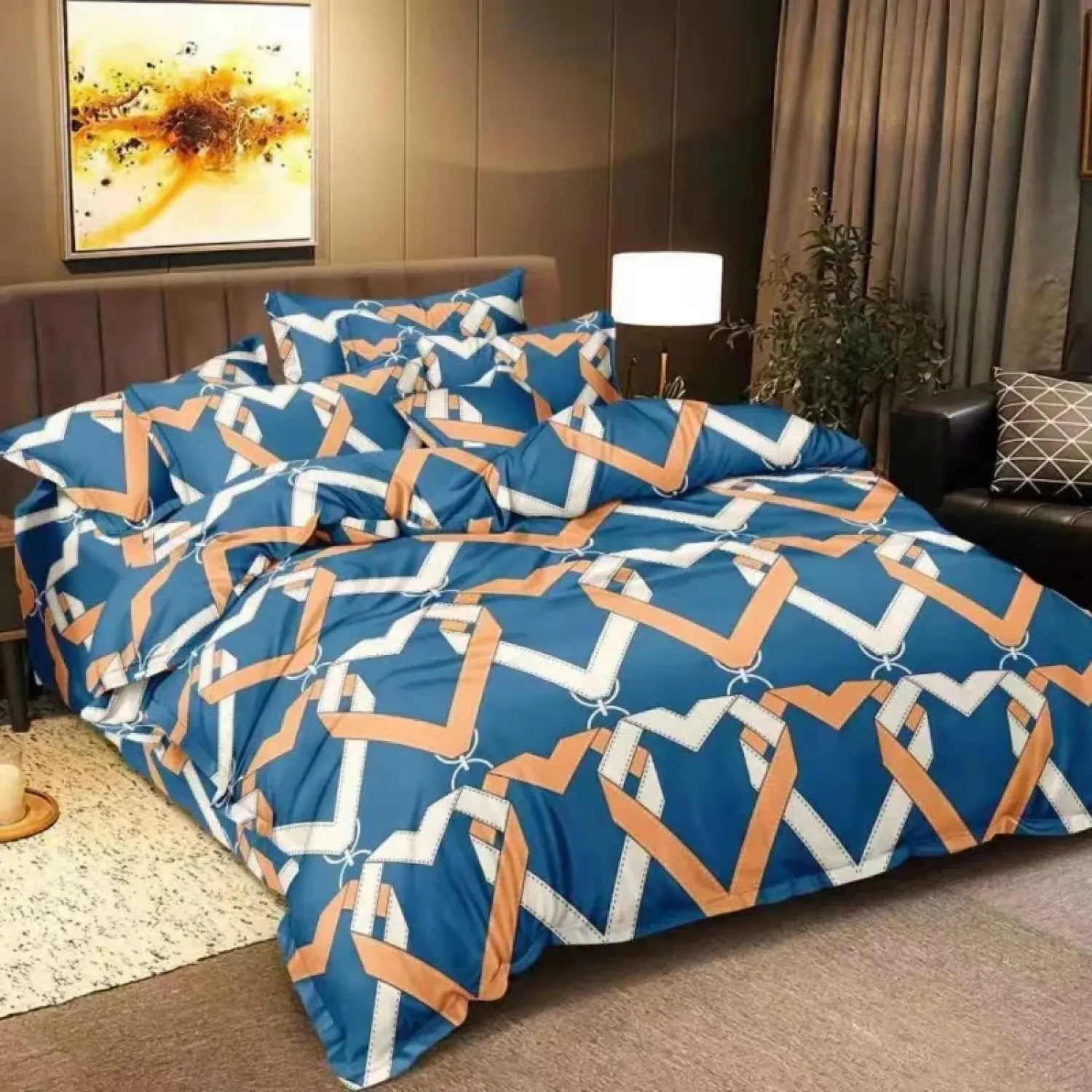 Σετ Σεντόνια 5 Τμχ Με Παπλωματοθήκη Υπέρδιπλη 220Χ240 PPA432