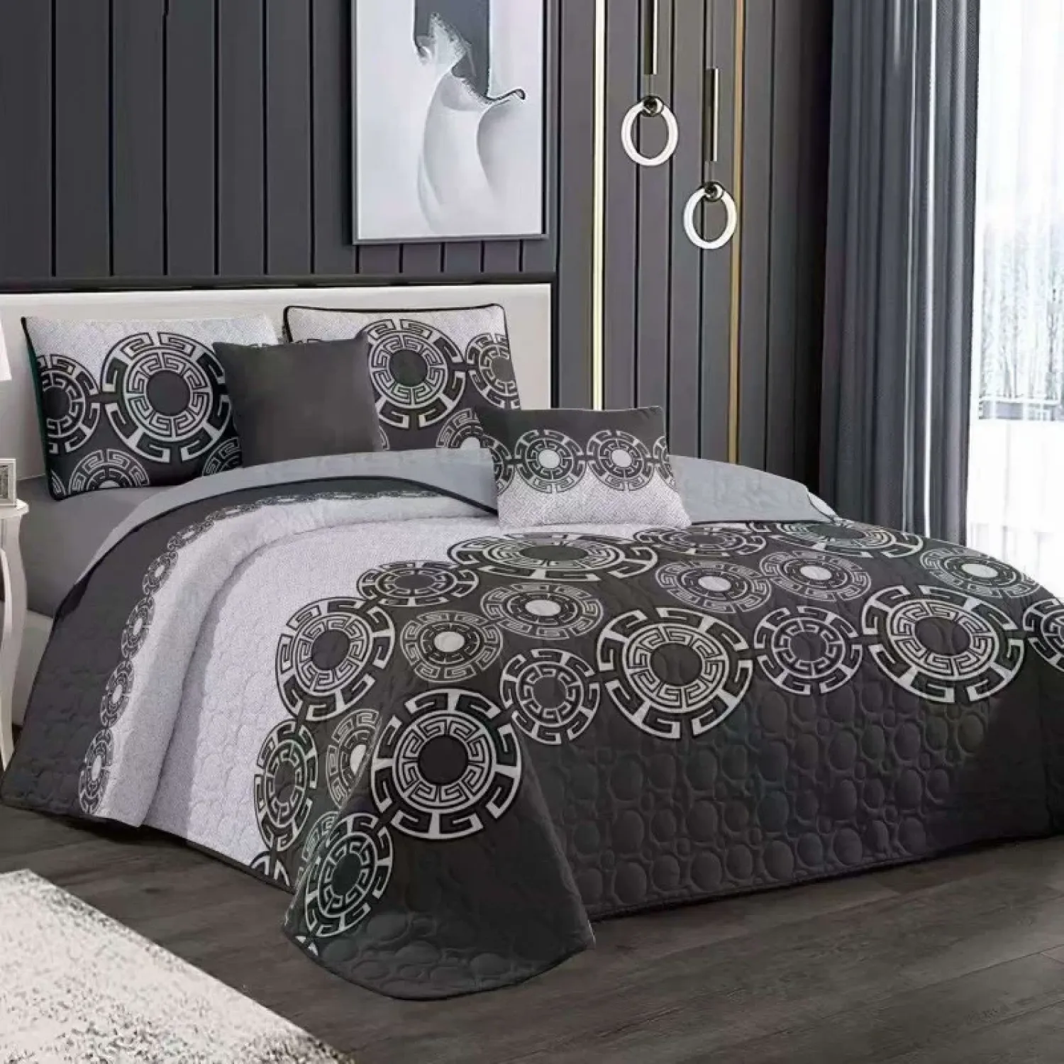 Σετ Σεντόνια 5 Τμχ Με Παπλωματοθήκη Υπέρδιπλη 220Χ240 PPA433