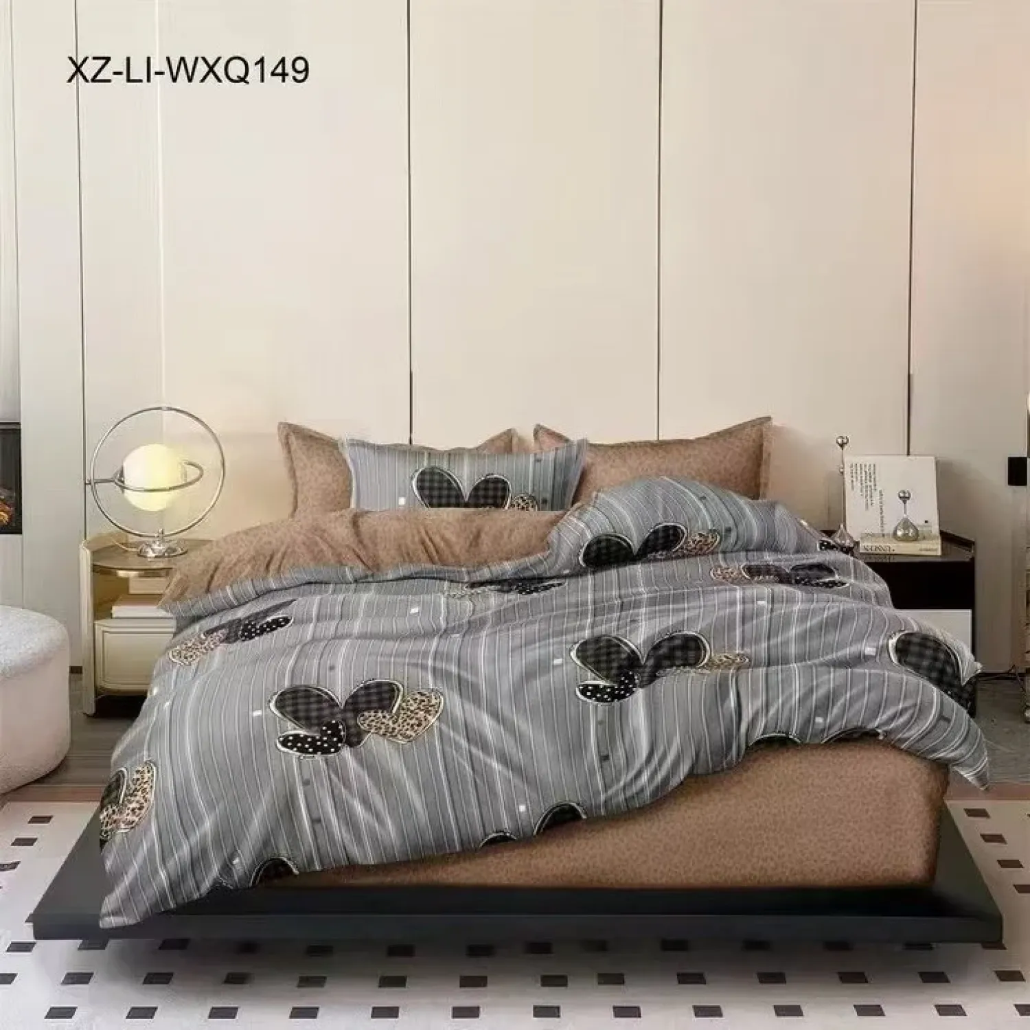 Σετ Σεντόνια 5 Τμχ Με Παπλωματοθήκη Υπέρδιπλη 220Χ240 PPA435