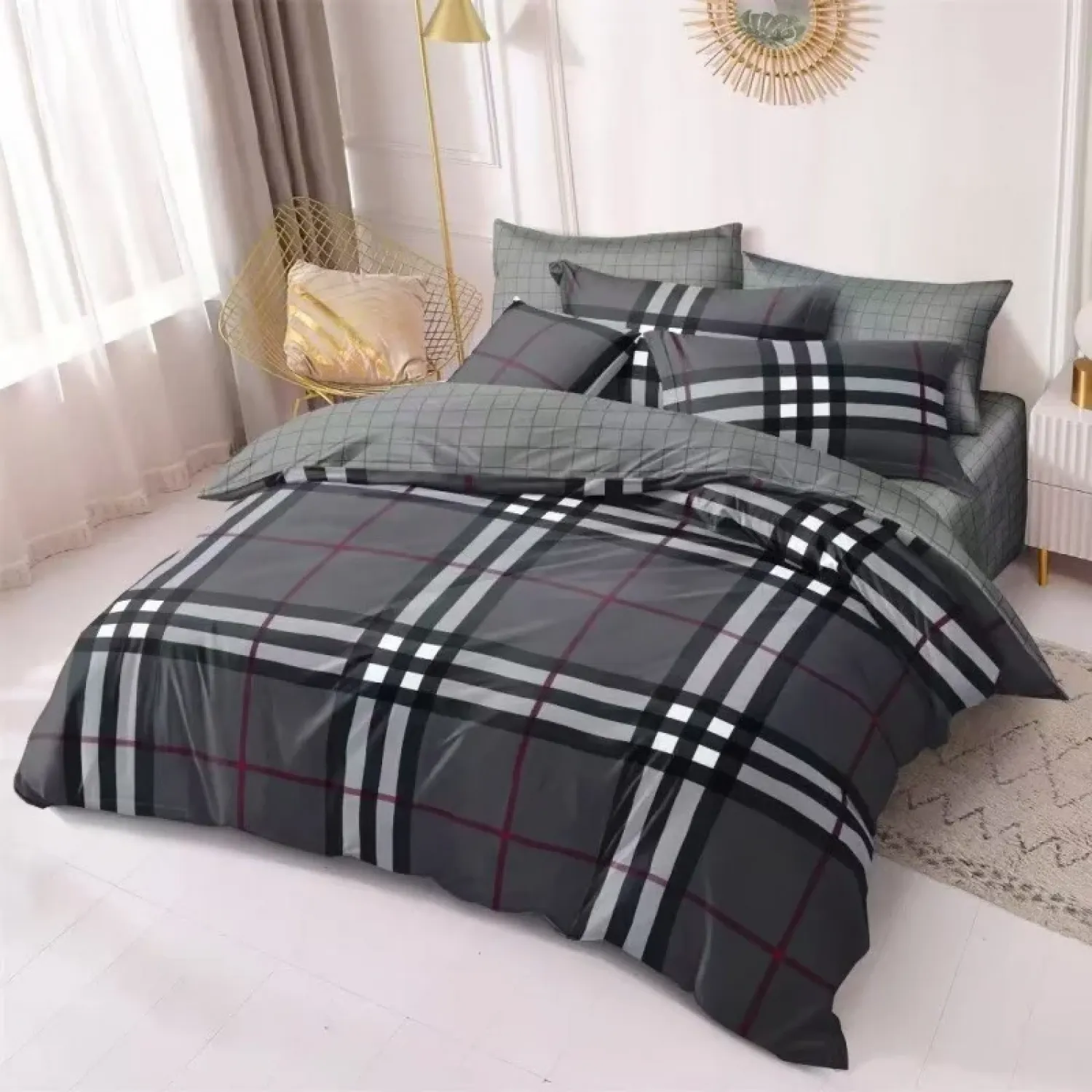 Σετ Σεντόνια 5 Τμχ Με Παπλωματοθήκη Υπέρδιπλη 220Χ240 PPA436