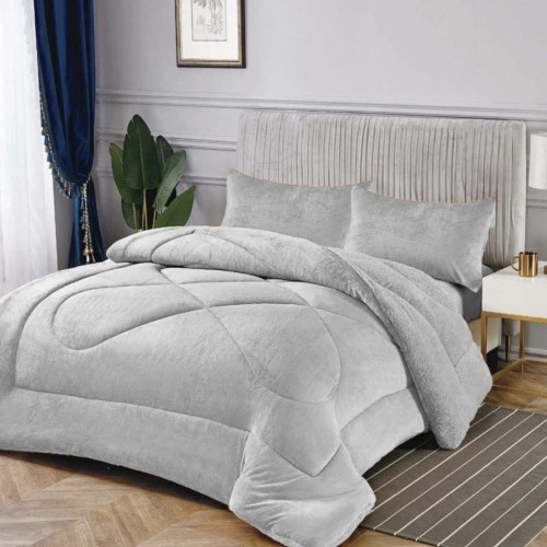 Ισοθερμικό Υπέρδιπλο Κουβερτοπάπλωμα Χοντρό Πούδρα 220x240cm 