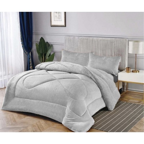 Ισοθερμικό Υπέρδιπλο Κουβερτοπάπλωμα Χοντρό Πούδρα 220x240cm 