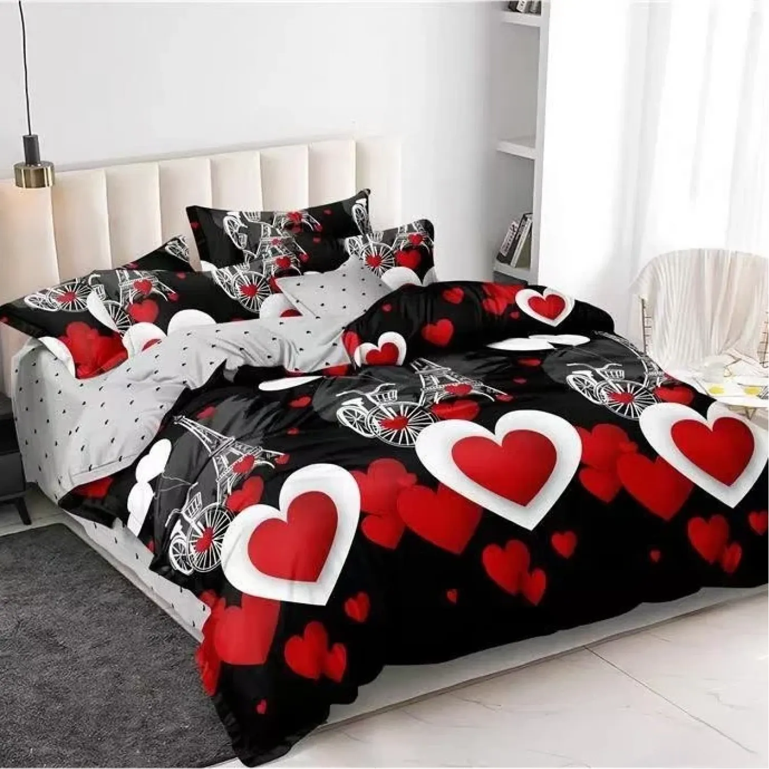 Σετ Σεντόνια 5 Τμχ Με Παπλωματοθήκη Υπέρδιπλη 220Χ240 PPA409