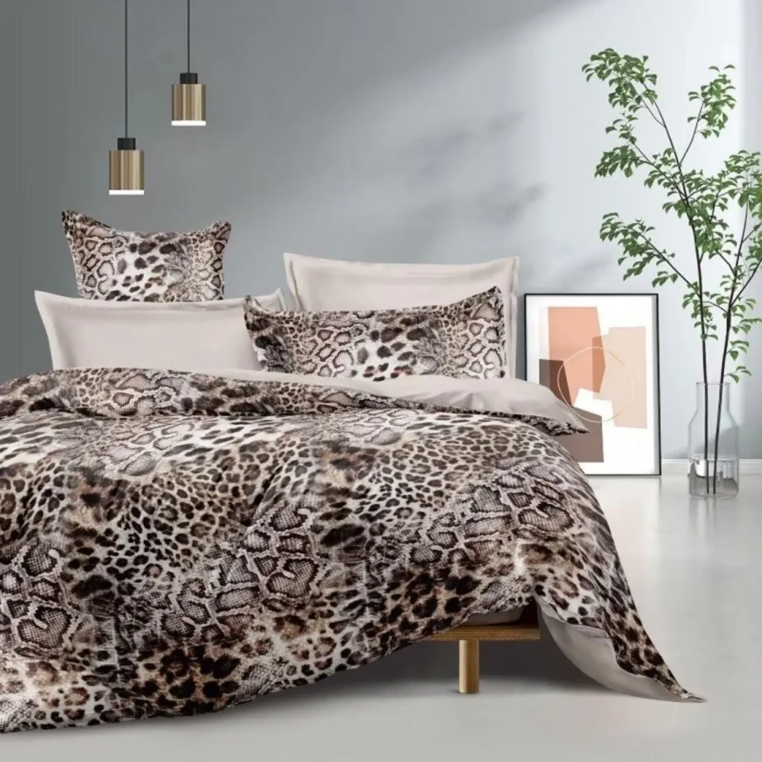 Σετ Σεντόνια 5 Τμχ Με Παπλωματοθήκη Υπέρδιπλη 220Χ240 PPA414