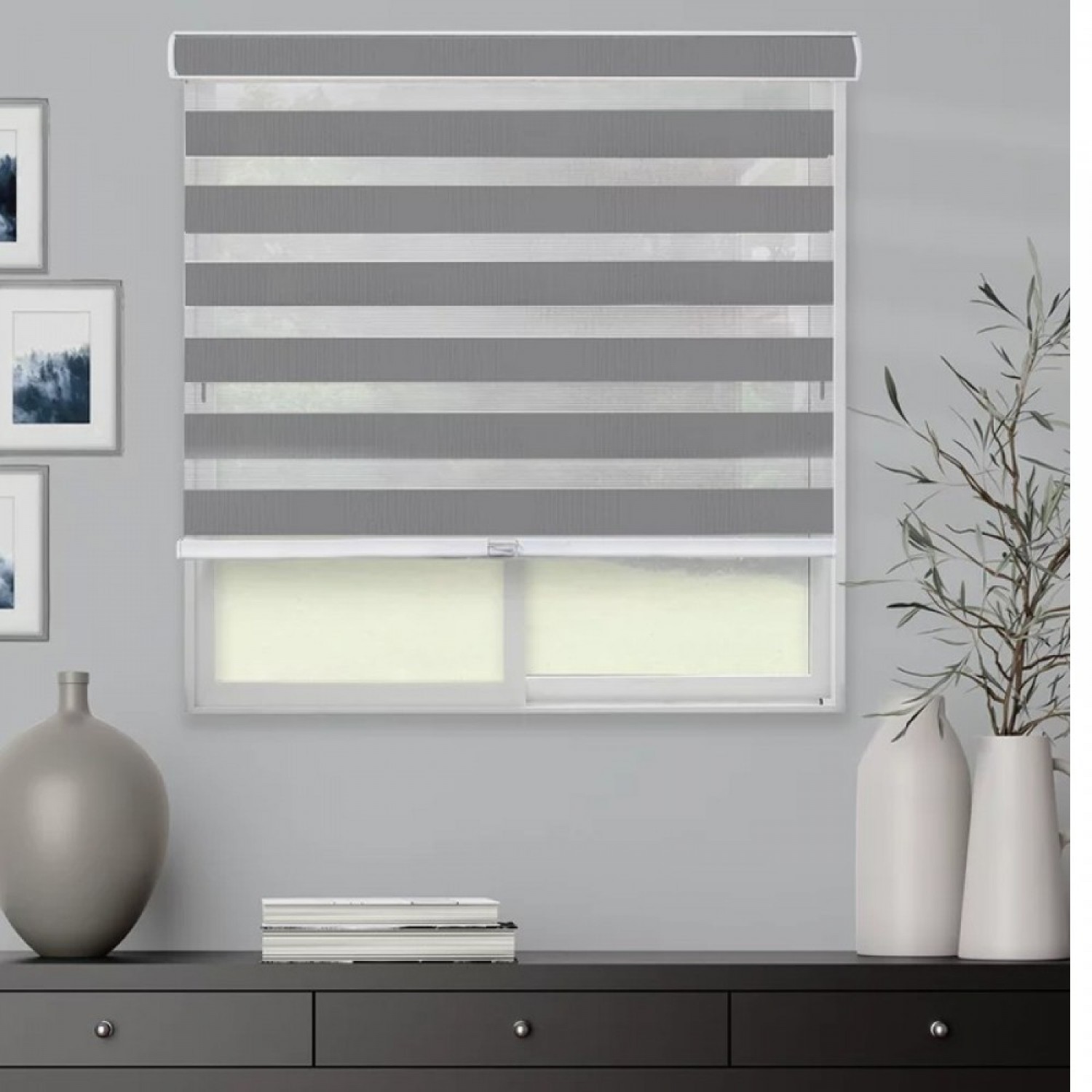 Ρόλερ Σκίασης Zebra 150Χ240 Γκρί